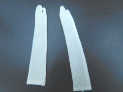 long white gloves a